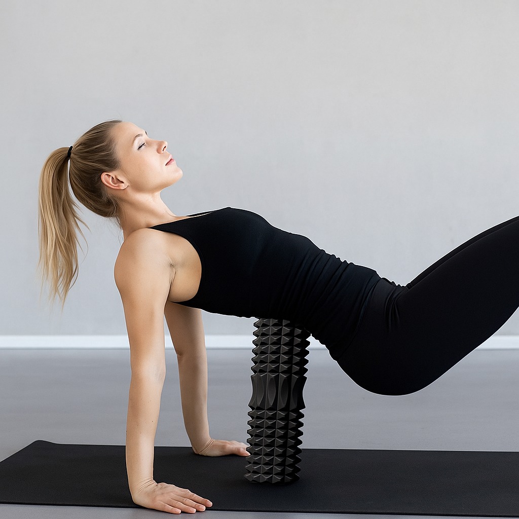 Yoga Fitness Massage - EVA Foam Fitness Back Roll Trigger