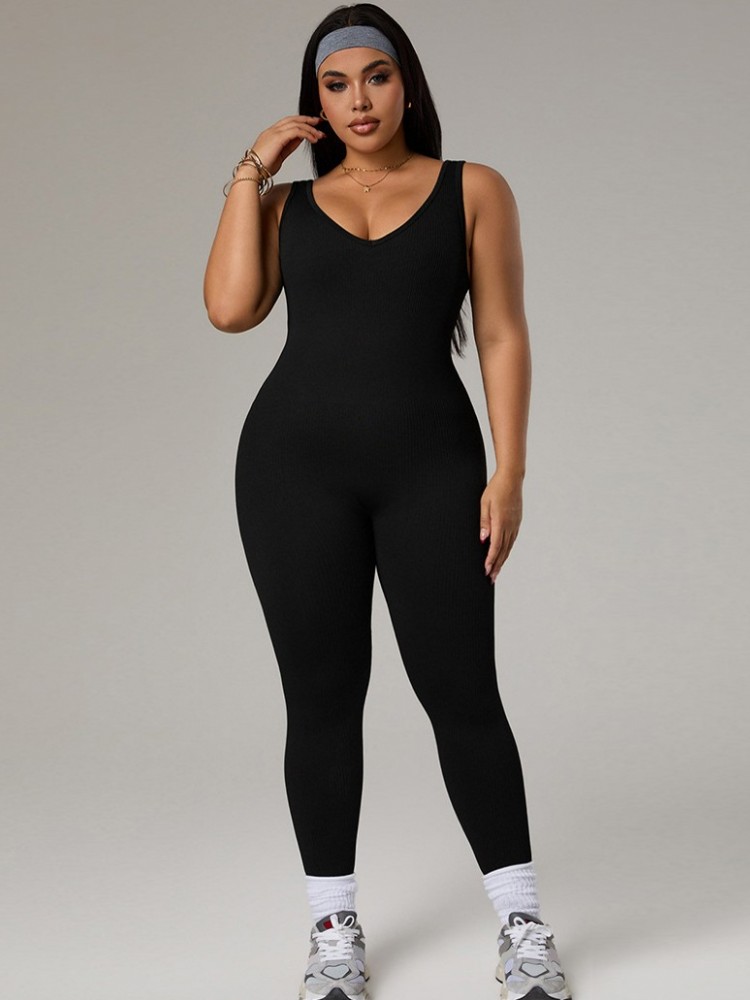 Yoga Fitness Women - Plus Size Women's Tracksuit Gym Workout