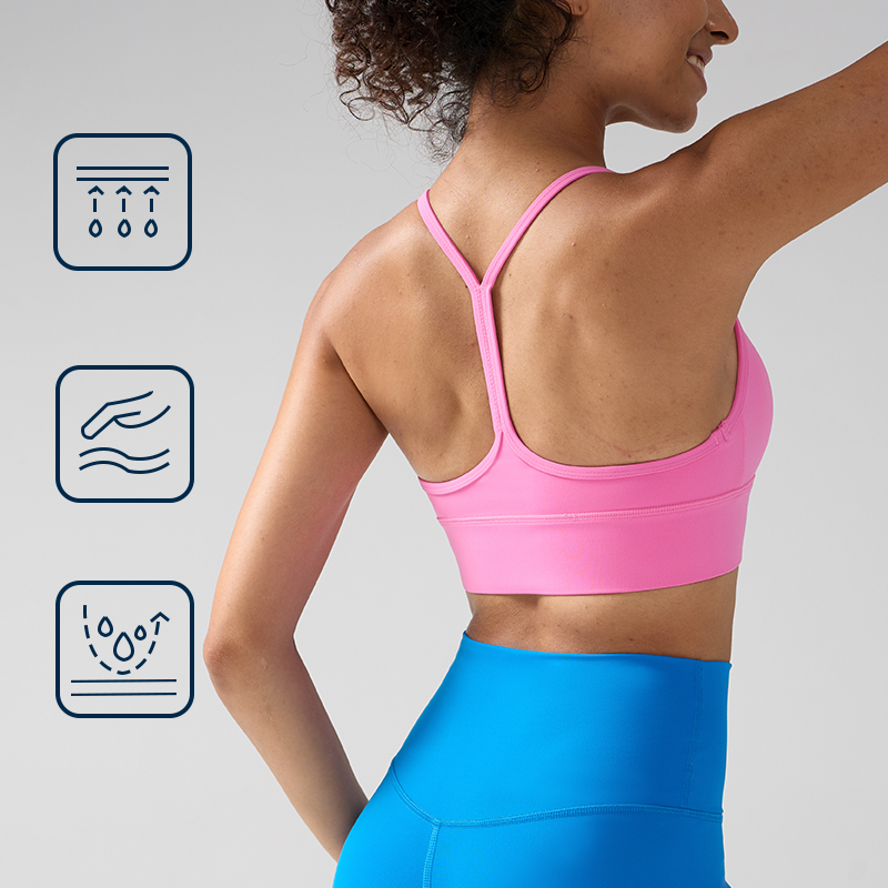 Yoga Y Fitness - Women's Push-Up Sports Bra Y-Back Fitness