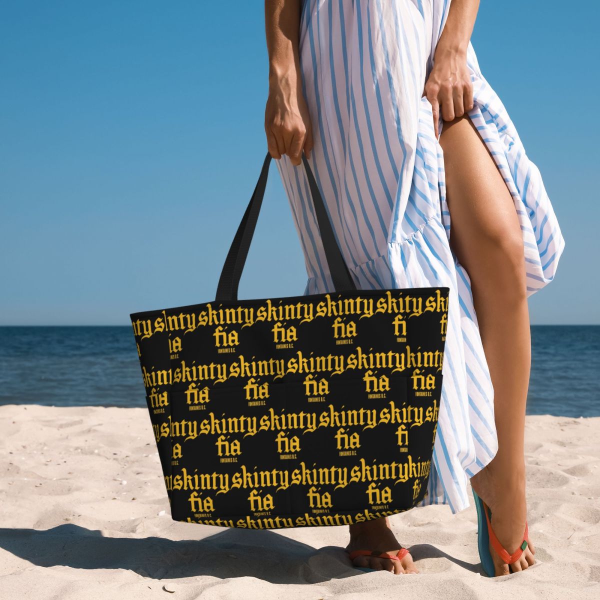 Yoga Fitness Merch - Fontaines DC Merch Skinty Fia Beach