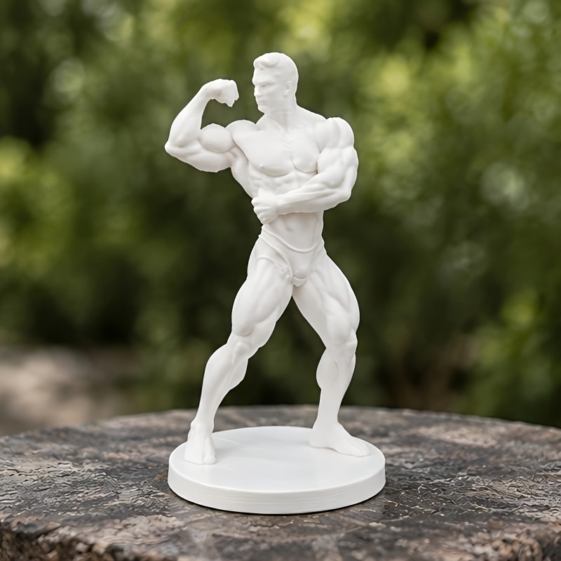 Yoga Fitness Rooms - 1/2 Piece Fitness Trainer Sculpture Ornament,