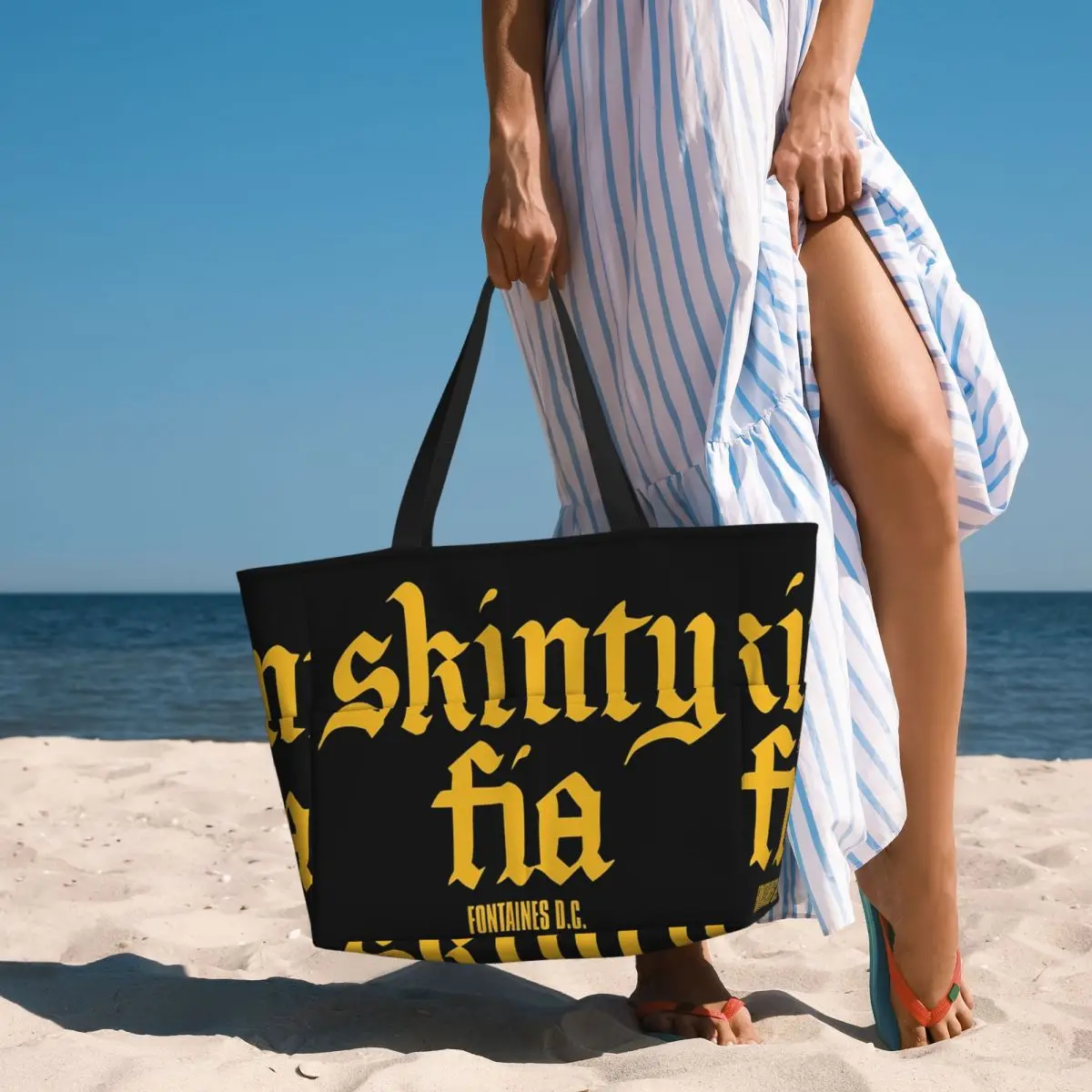 Yoga Fitness Merch - Fontaines DC Merch Skinty Fia Beach