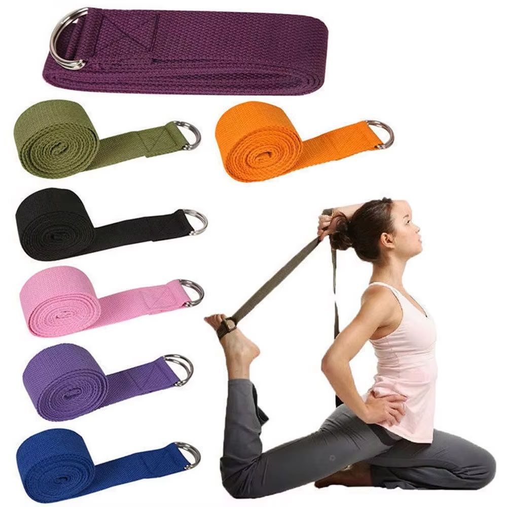 Yoga Fitness Ring - 180cm Sport Yoga Strap Durable Cotton