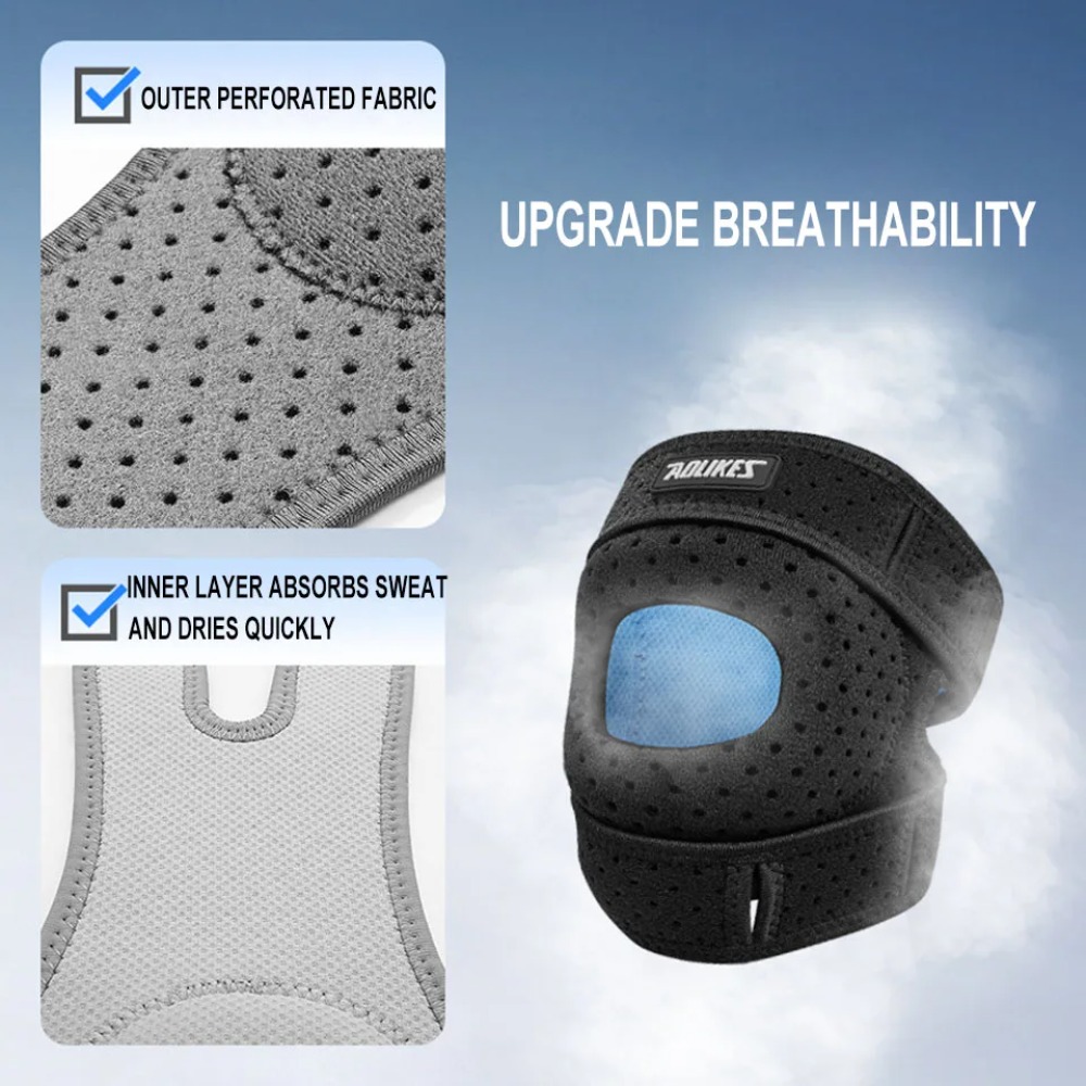 New 1PCS Patella Knee Brace Co - огляд і ціна Knee Sleeve Compression