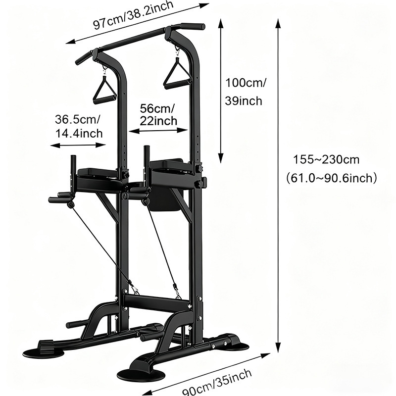 Pull up Station Power Tower Di - огляд і ціна Dip Bar Parallel