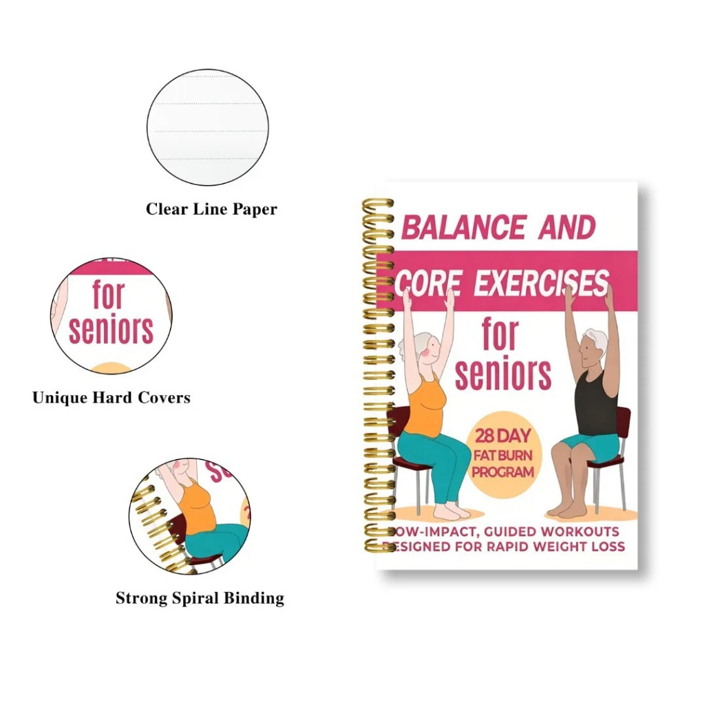 Chair Yoga Exercise Notebook F - огляд і ціна Yoga Fitness Journal