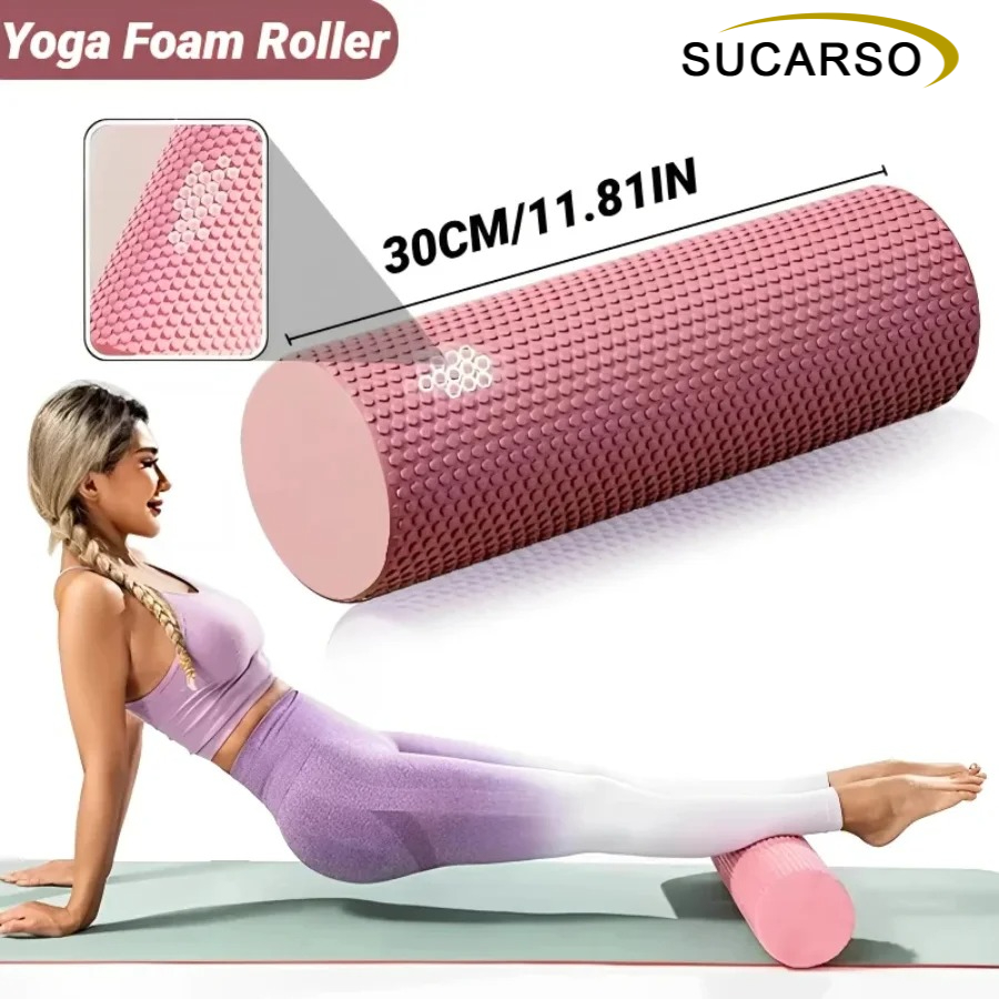 30x10cm EVA Textured Foam Roll - огляд і ціна Yoga Fitness Massage
