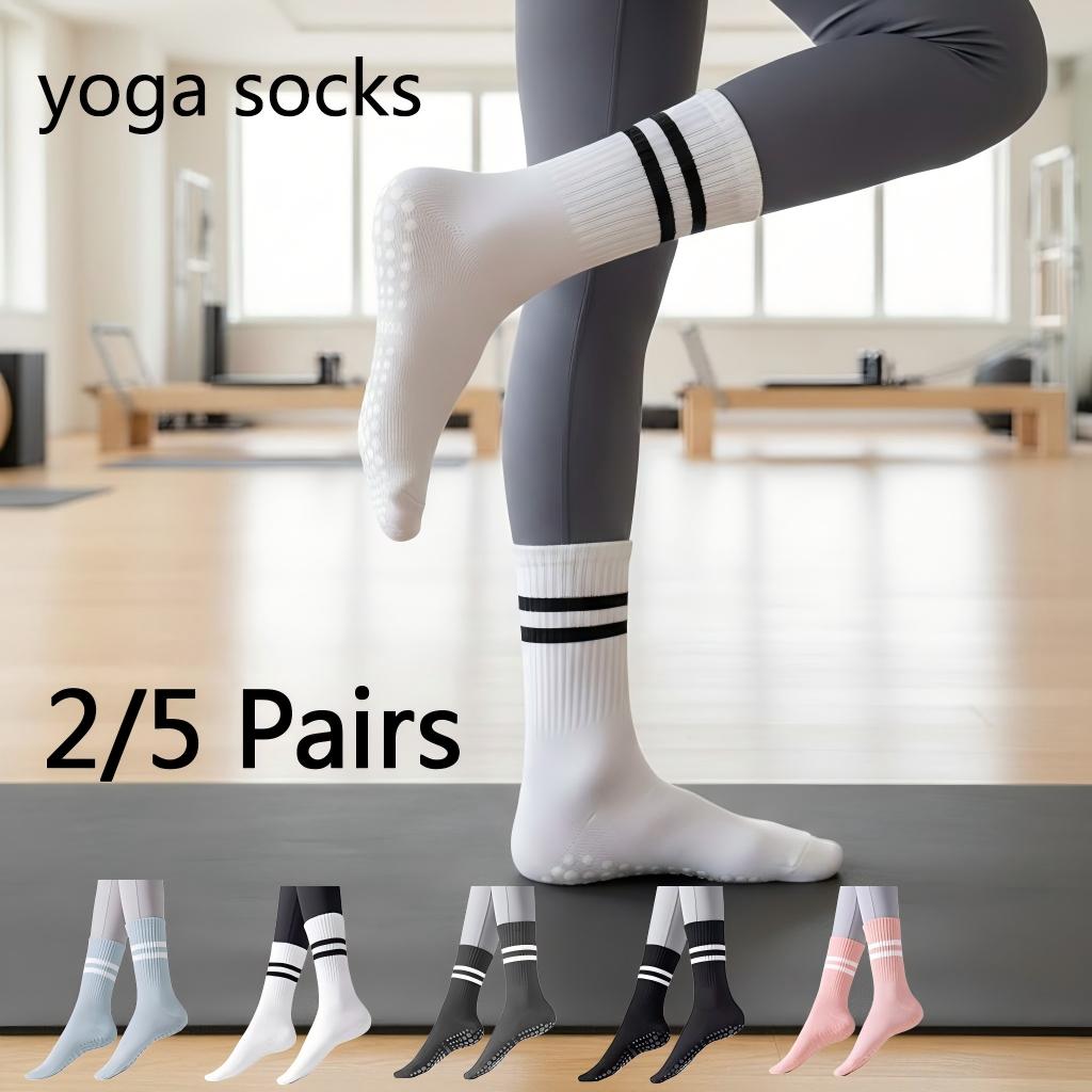 Women Non Slip Yoga Socks, Gri - огляд і ціна Yoga Fitness Set