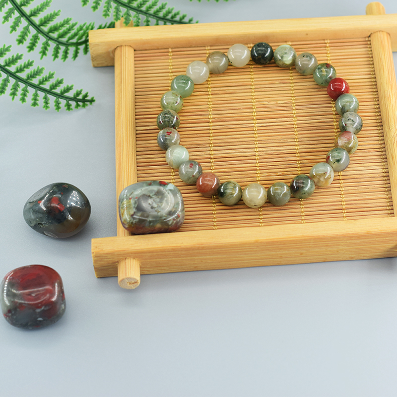 Natural African Blood Stone Be - огляд і ціна Yoga Fitness Gifts