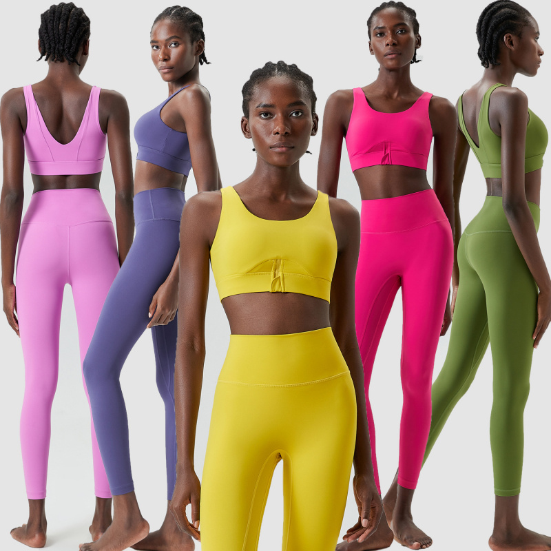 Two Pieces Set Zipper Yoga Spo - огляд і ціна Yoga Fitness Set