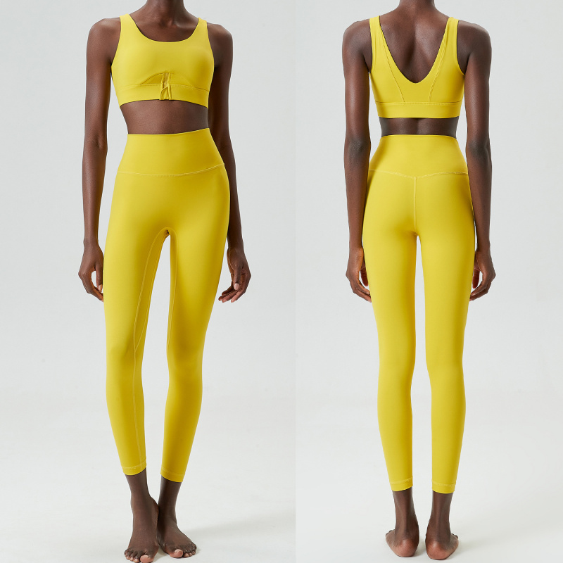 Two Pieces Set Zipper Yoga Spo - огляд і ціна Yoga Fitness Set