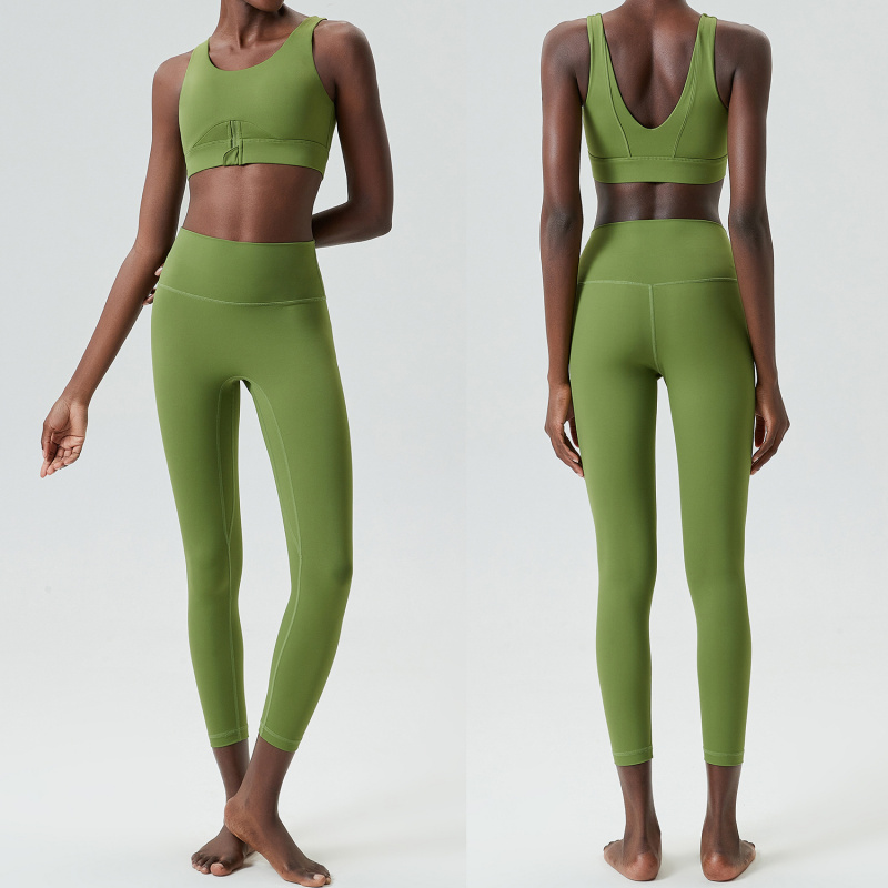 Two Pieces Set Zipper Yoga Spo - огляд і ціна Yoga Fitness Set