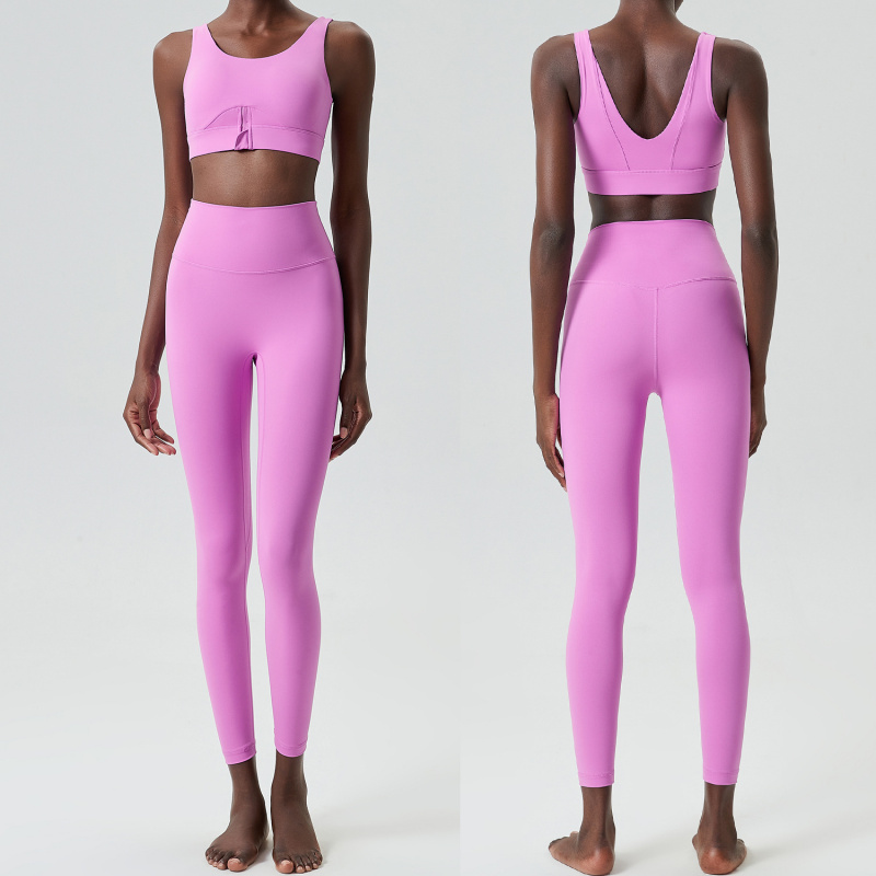 Two Pieces Set Zipper Yoga Spo - огляд і ціна Yoga Fitness Set