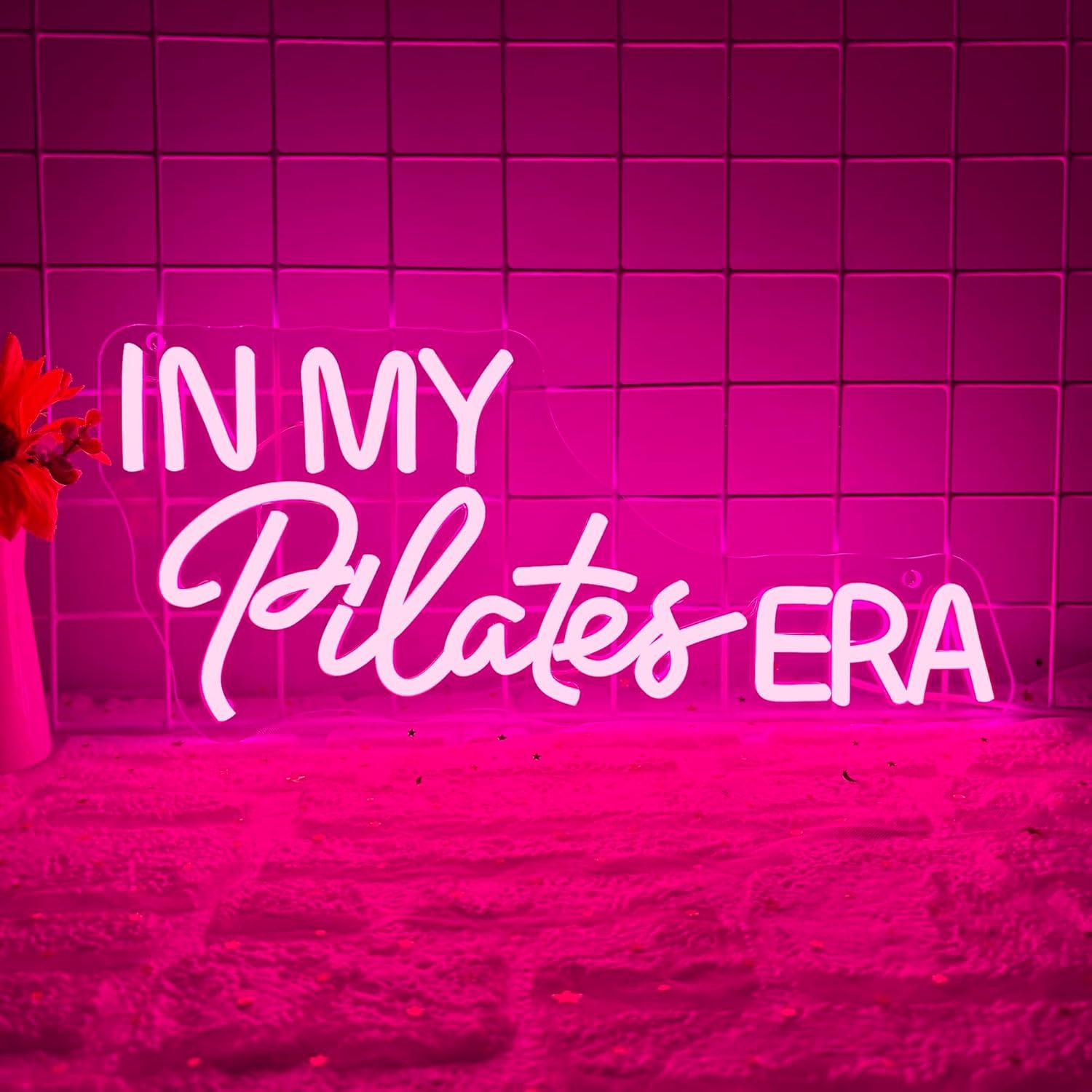 In My Pilates Era Neon Sign Di - огляд і ціна Yoga Fitness Rooms