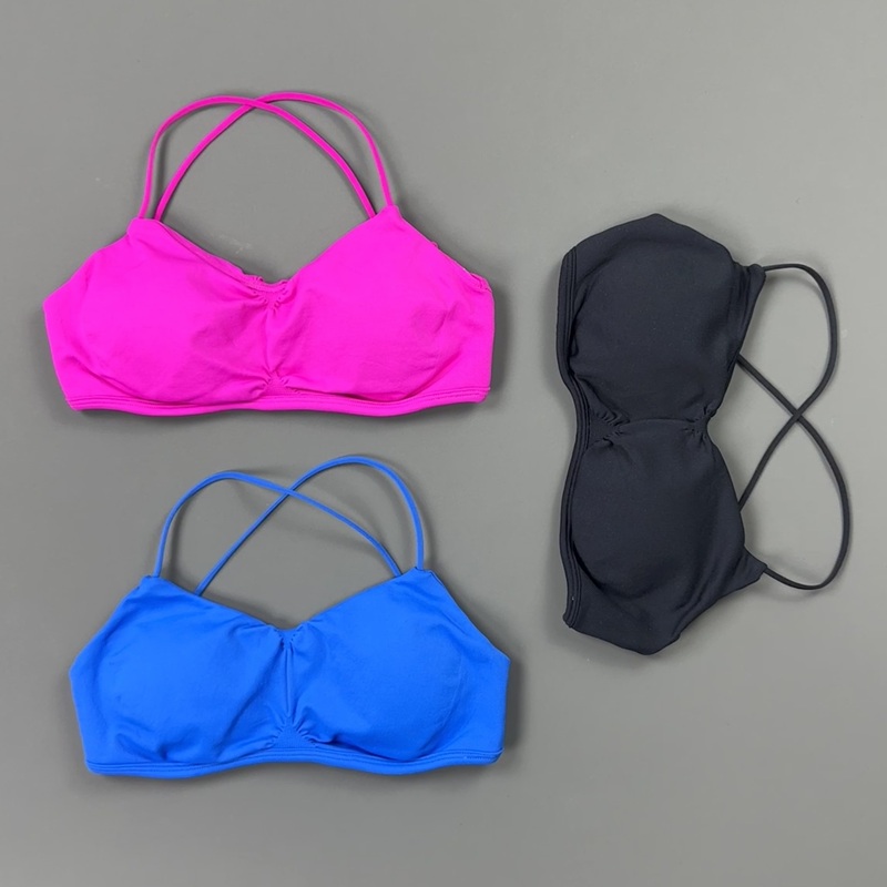 HISTELLO Front Ruched Cross Ba - огляд і ціна Yoga Fitness Tapis