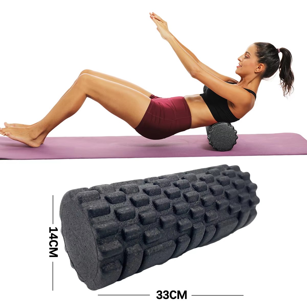 30/33cm Fitness Foam Roller Yo - огляд і ціна Yoga Fitness Massage