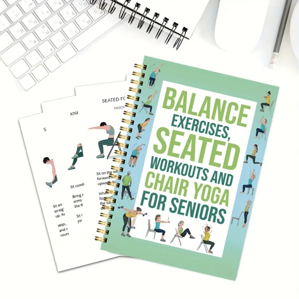 Chair Yoga Exercise Notebook F - огляд і ціна Yoga Fitness Journal