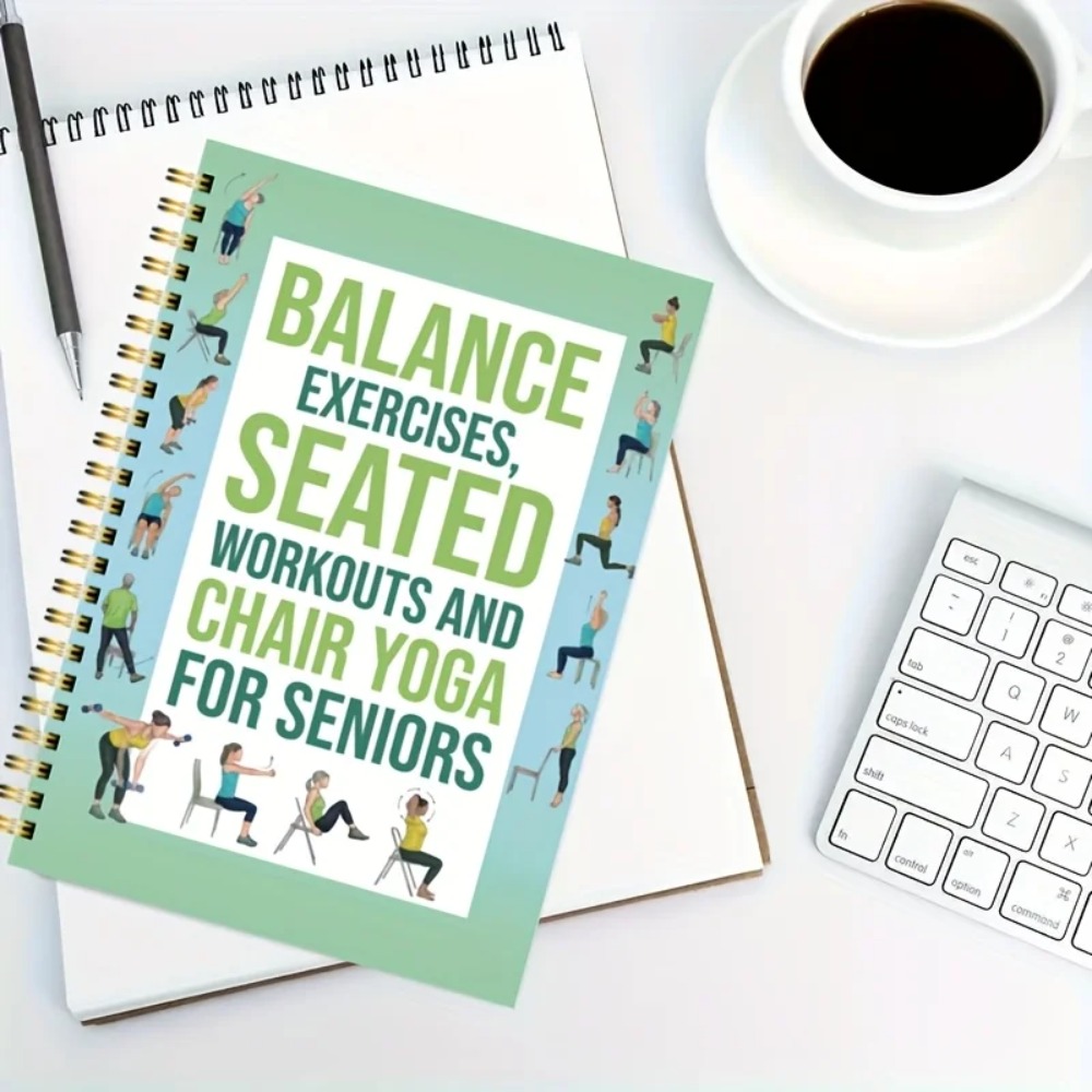 Chair Yoga Exercise Notebook F - огляд і ціна Yoga Fitness Journal
