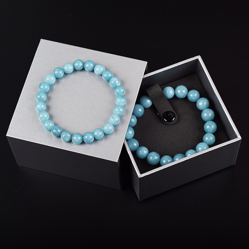 Natural Aquamarines Bracelet o - огляд і ціна Yoga Fitness Gifts