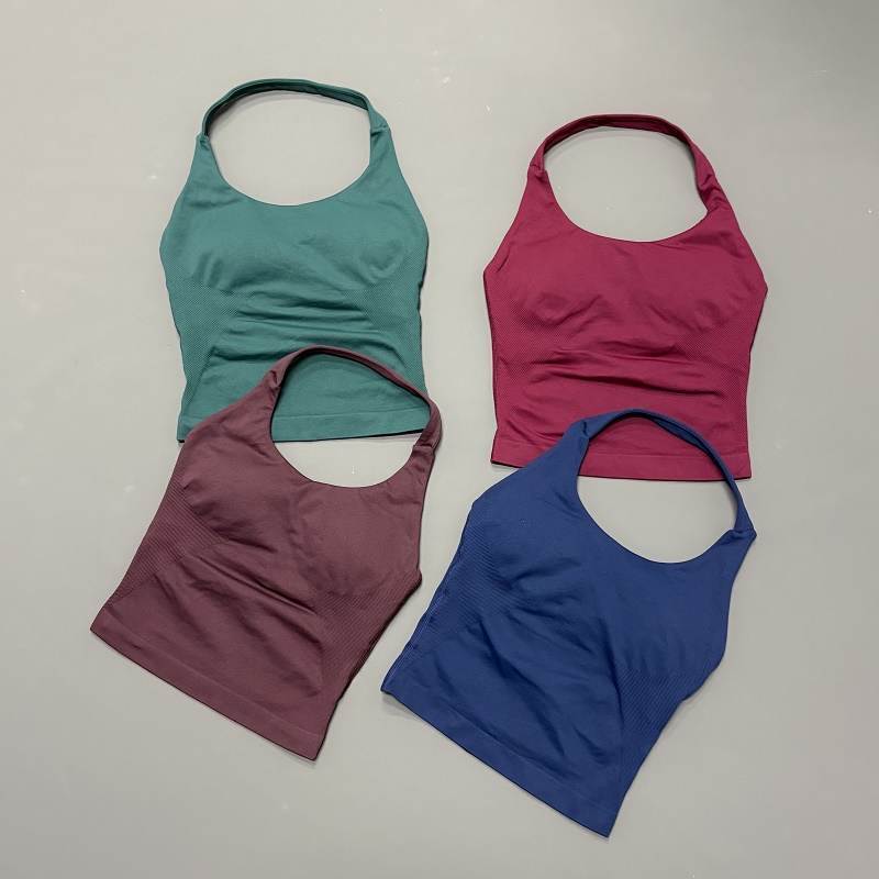 Women Halter Neck Sports Top S - огляд і ціна Yoga Fitness Tapis