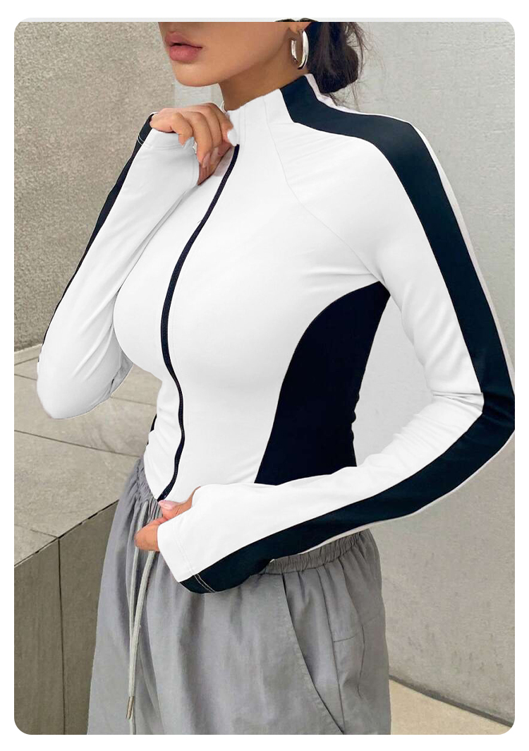 Yoga Clothes Stand Up Collar J - огляд і ціна Yoga Fitness Women