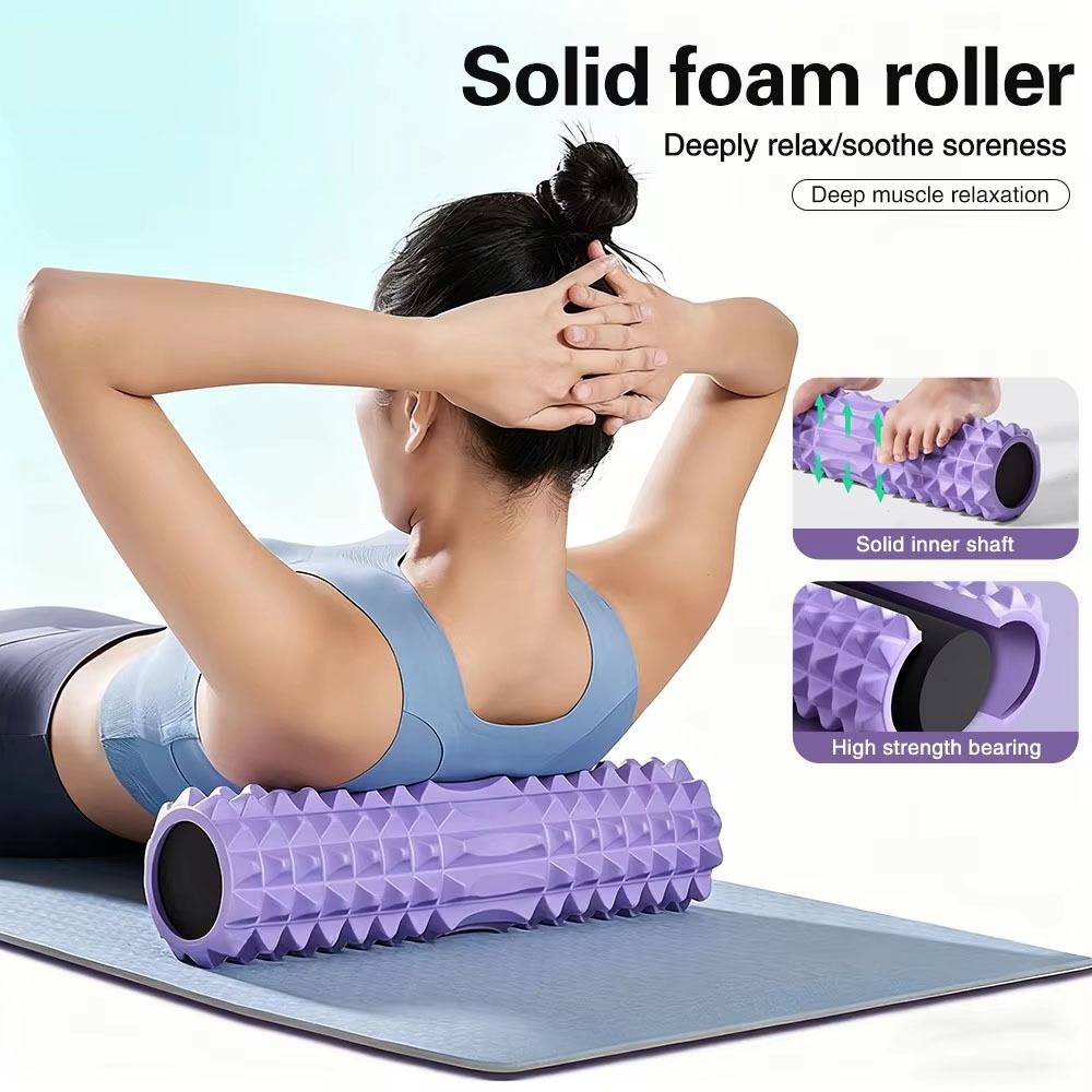 EVA Foam Fitness Back Roll Tri - огляд і ціна Yoga Fitness Massage
