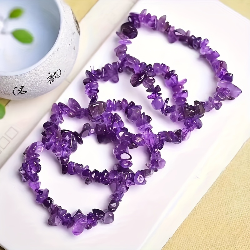 3 Pcs/Set Natural Stone Amethy - огляд і ціна Yoga Fitness Gifts