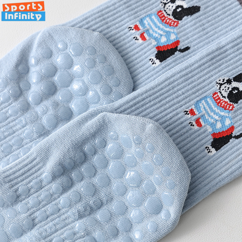 Cute Dog Print Yoga Socks Anti - огляд і ціна Yoga Dance & Fitness Center Llc