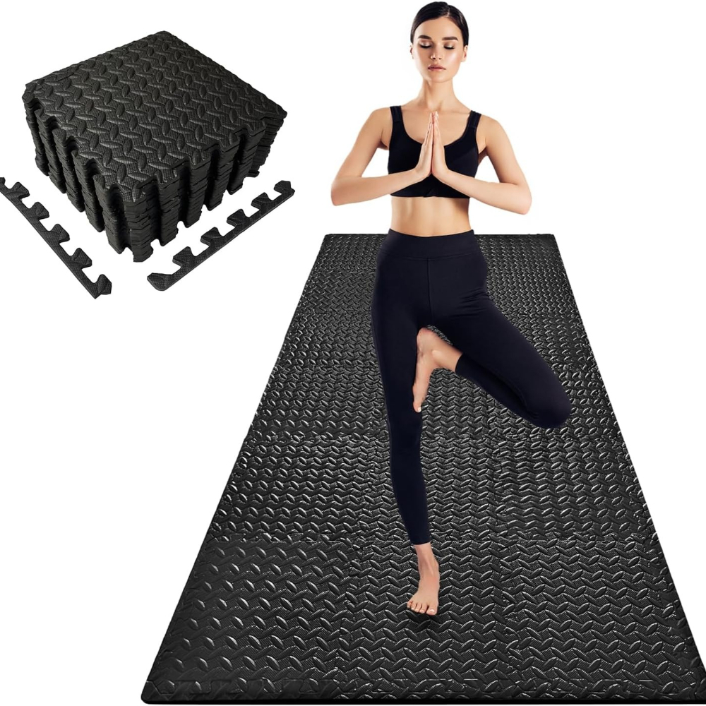 Fitness Interlocking Foam Mats - огляд і ціна Yoga Fitness Rooms