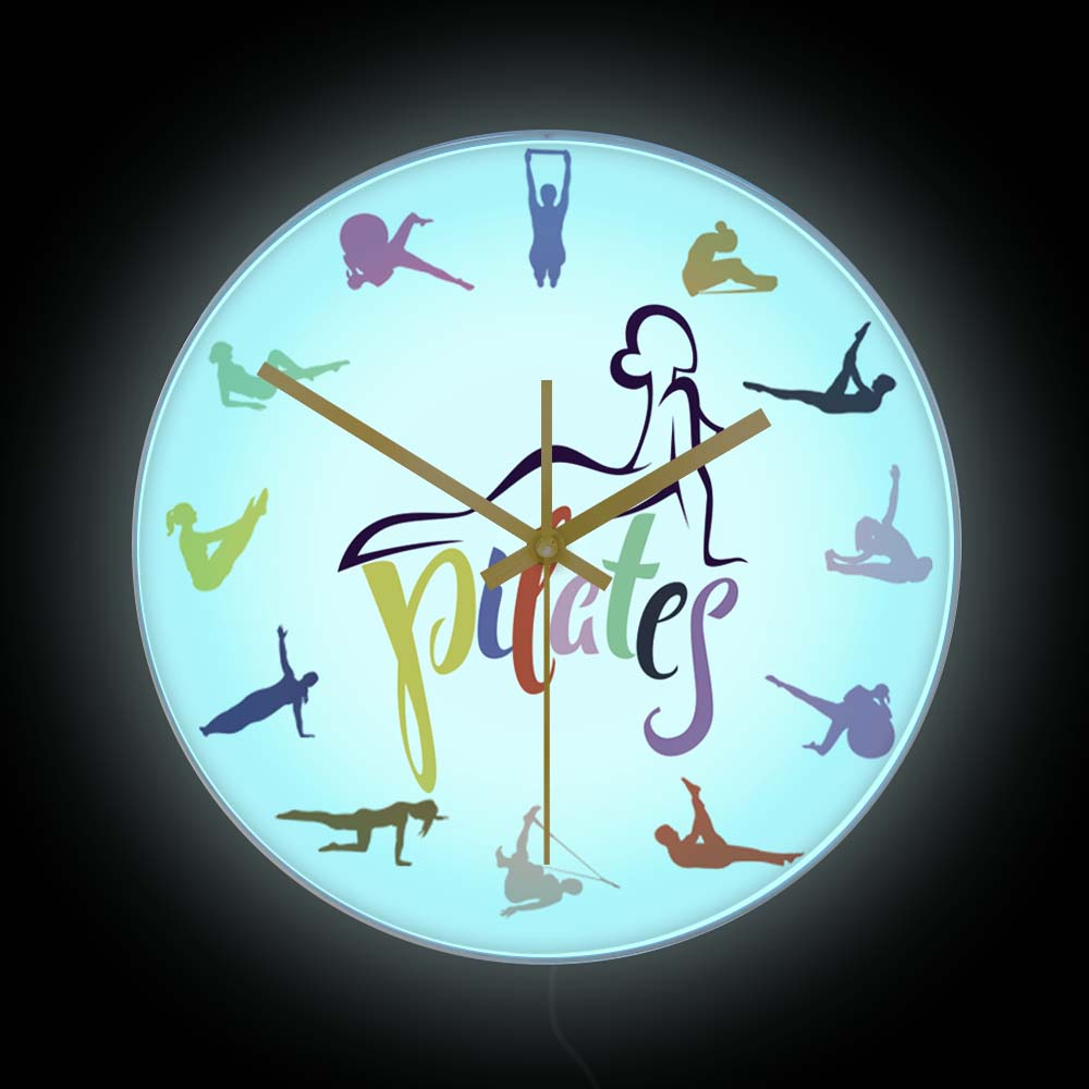 Pilates Pose Colorful Print Wa - огляд і ціна Yoga Fitness Rooms