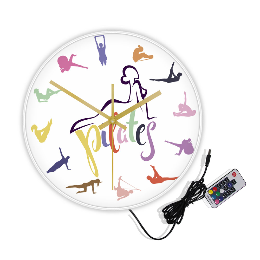 Pilates Pose Colorful Print Wa - огляд і ціна Yoga Fitness Rooms