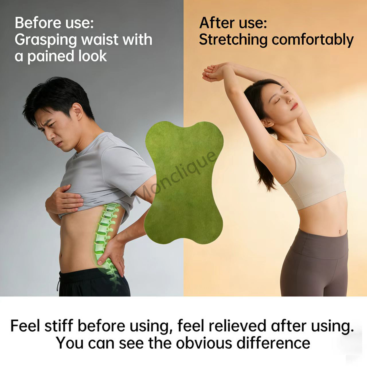 24/48PCS Lumbar Patch Back Mas - огляд і ціна Yoga Fitness Promotion