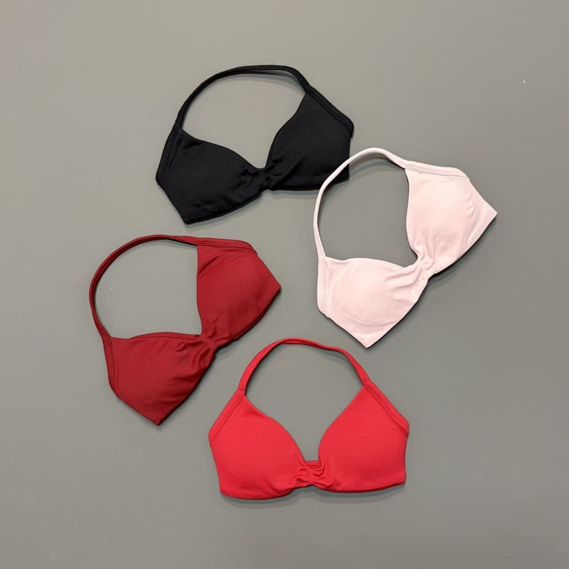 Women Halter Sports Bra V-Neck - огляд і ціна Yoga Fitness Tapis