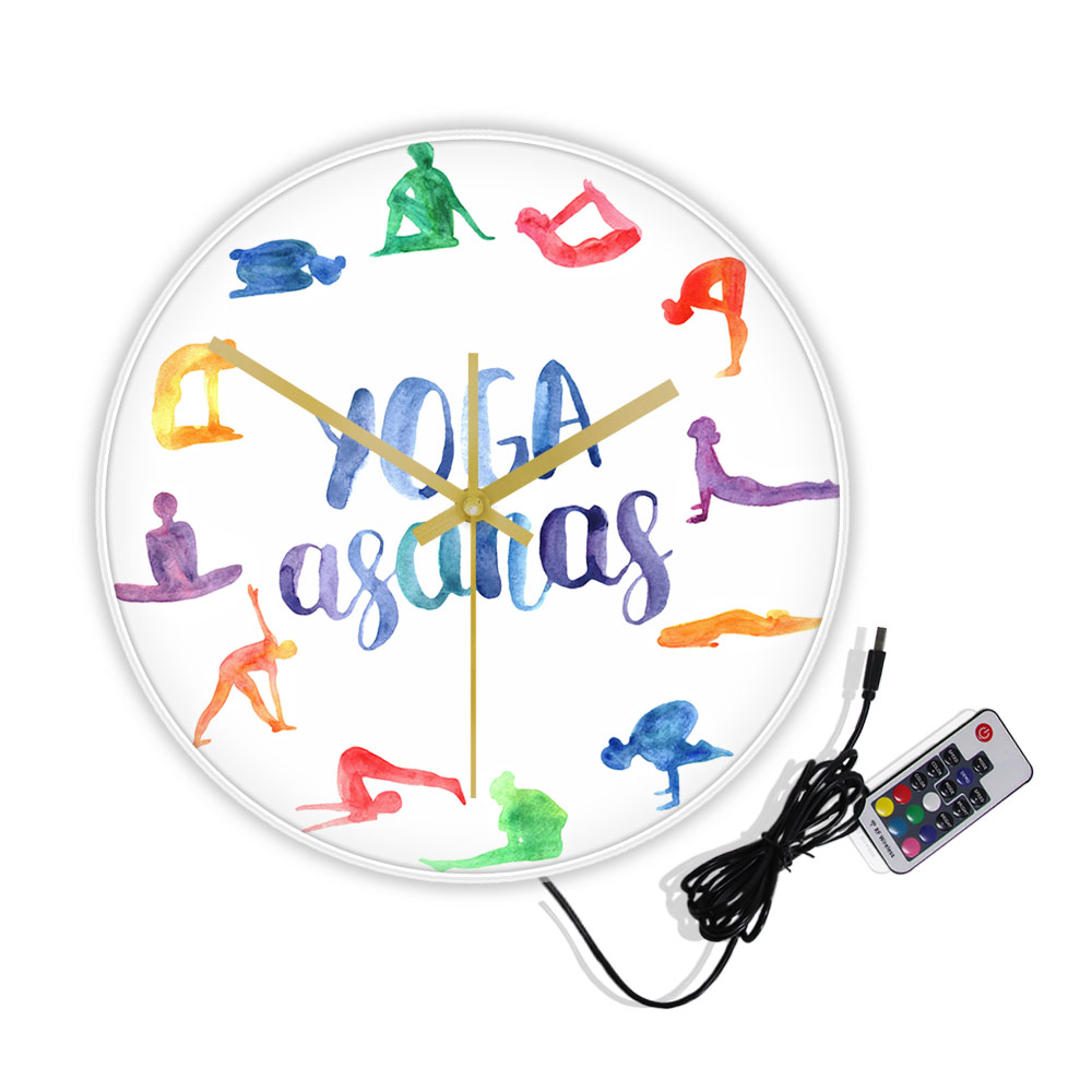 Yoga Asanas Modern Design Wall - огляд і ціна Yoga Fitness Watch