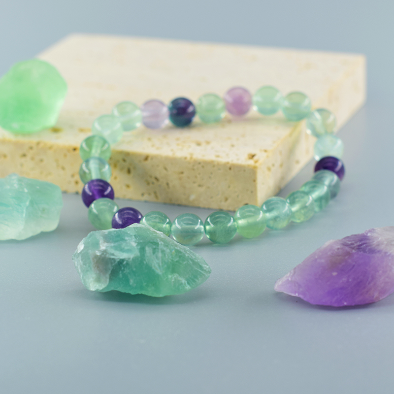 Original Fluorite Bracelet wit - огляд і ціна Yoga Fitness Gifts