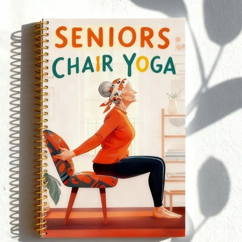 Chair Yoga Exercise Notebook F - огляд і ціна Yoga Fitness Journal