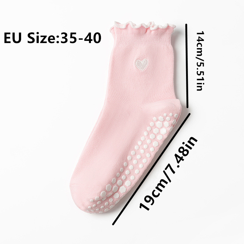 3 Pairs Women Heart Pattern Fr - огляд і ціна Yoga Dance & Fitness Center Llc