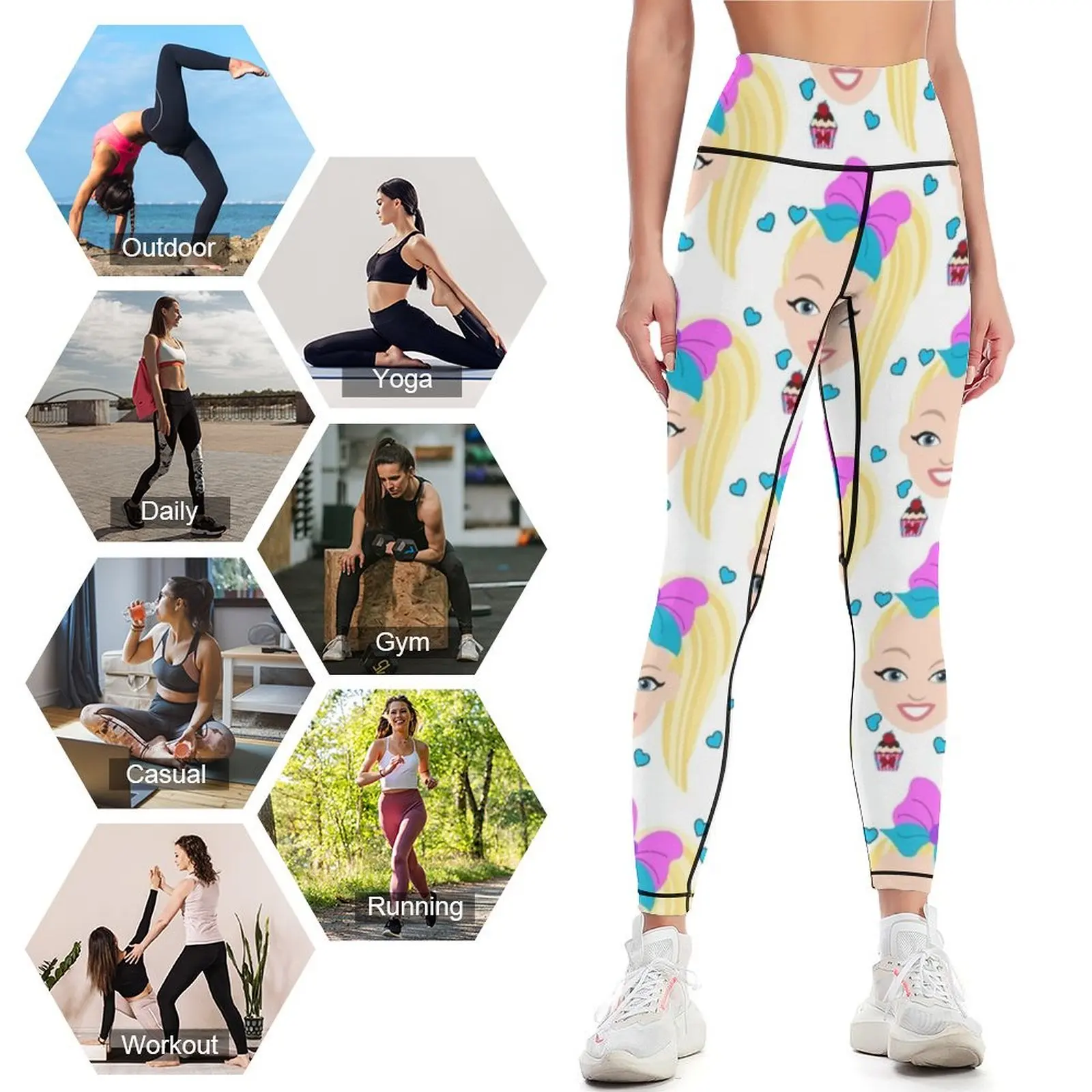 Jojo siwa fan merch, Leggings  - огляд і ціна Yoga Fitness Merch