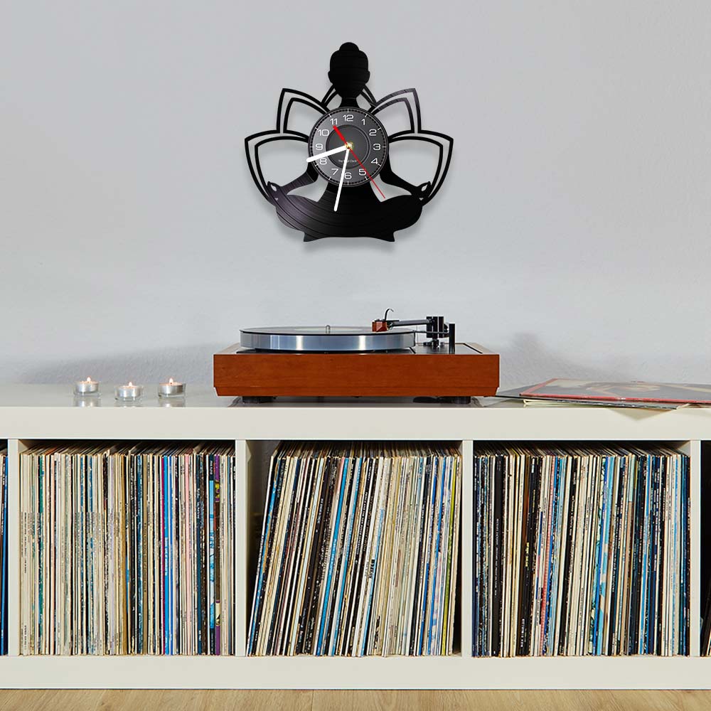 Yoga Pose Vinyl Record Wall Cl - огляд і ціна Yoga Fitness Watch