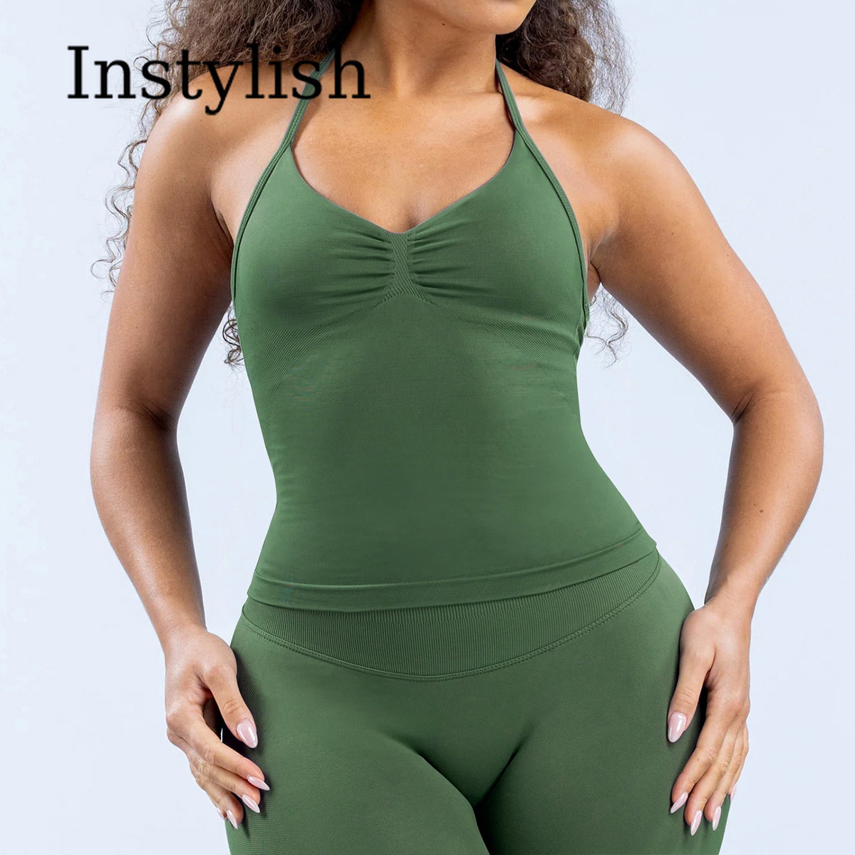 Women Seamless Yoga 2 Piece Se - огляд і ціна Yoga Fitness Set