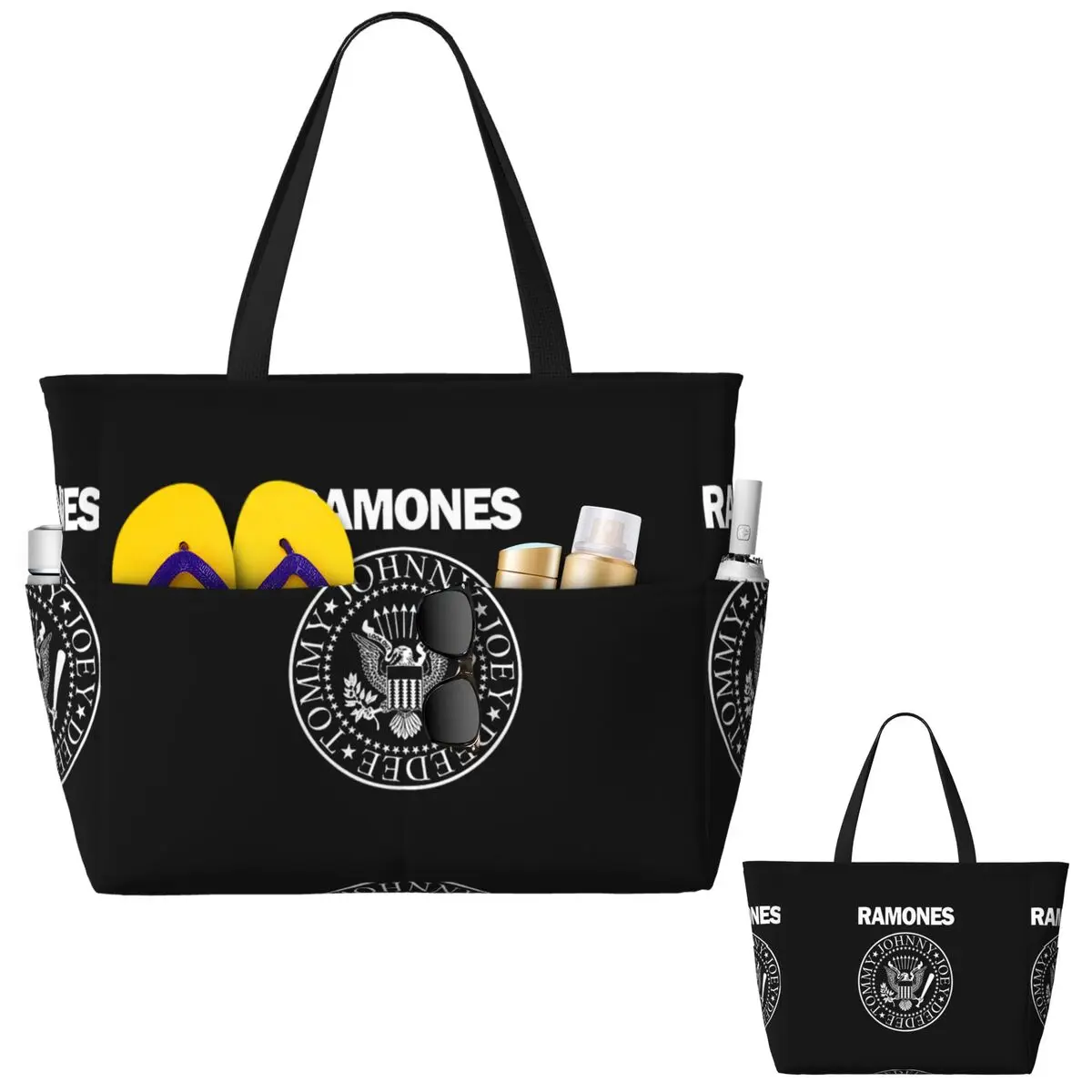 The Ramone Merch Beach Tote Ba - огляд і ціна Yoga Fitness Merch