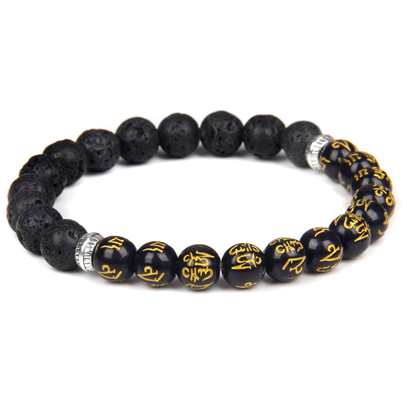 Buddhism Natural Lava Stone Be - огляд і ціна Yoga Fitness Gifts